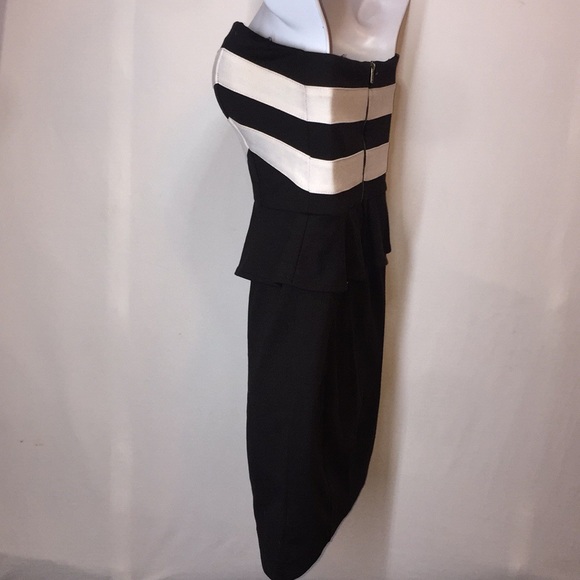 FOREVER 21 Strapless Bodycon Ruffle Top Mini Dress - Picture 6 of 8